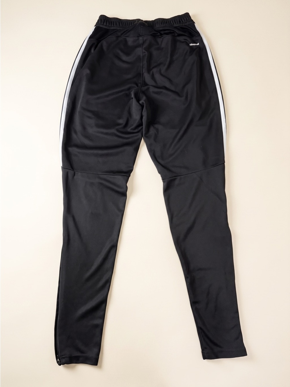Adidas Black Jogger Sweatpants with White Side Stripes - Picture 2 of 6